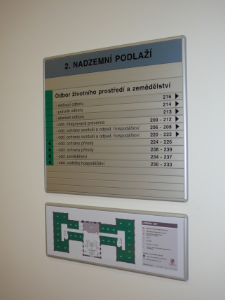 Hliníkové dveřní tabulky Module Plus Indoor