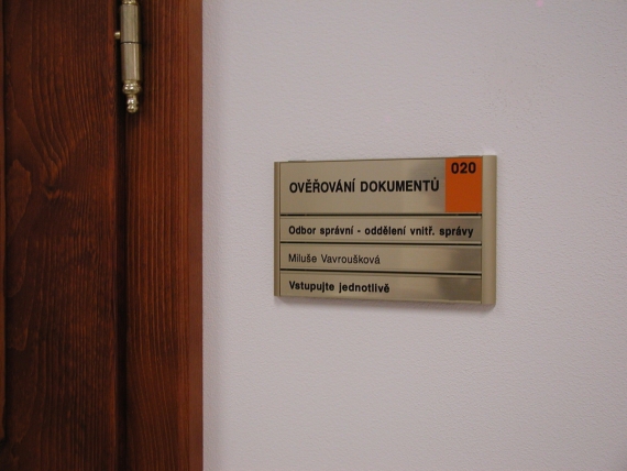 Hliníkové dveřní tabulky SlimSlatz