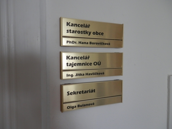 Hliníkové dveřní tabulky SlimSlatz
